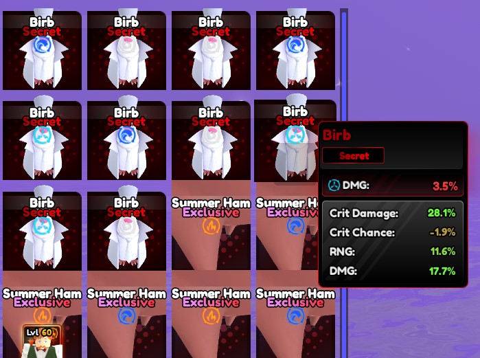 1 con chim chỉ số bất kỳ